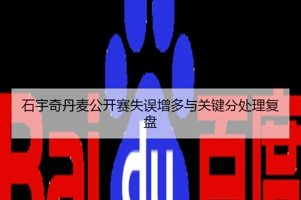 石宇奇丹麦公开赛失误增多与关键分处理复盘